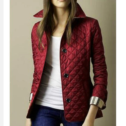 Women’s Classic Quilted Button Jacket
