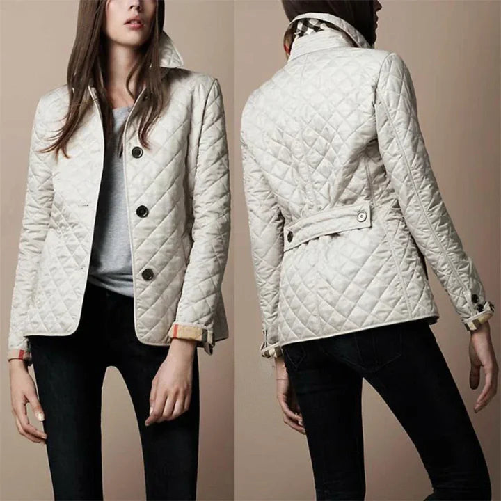 Women’s Classic Quilted Button Jacket