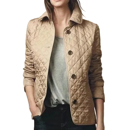 Women’s Classic Quilted Button Jacket