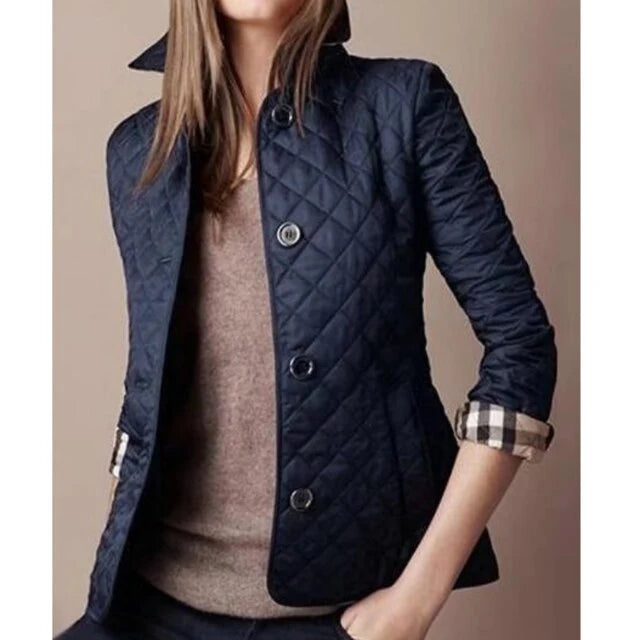 Women’s Classic Quilted Button Jacket