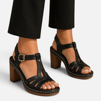 Women's Comfortable Block Heel Walking Sandals