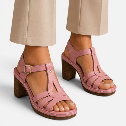 Women's Comfortable Block Heel Walking Sandals