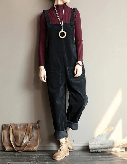 Women’s Corduroy Dungaree Jumpsuit