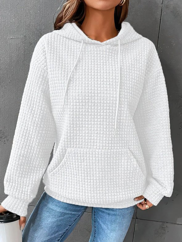 Women’s Cozy Waffle Knit Hoodie