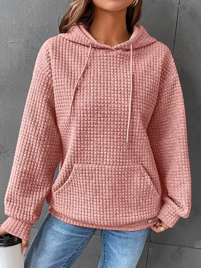 Women’s Cozy Waffle Knit Hoodie