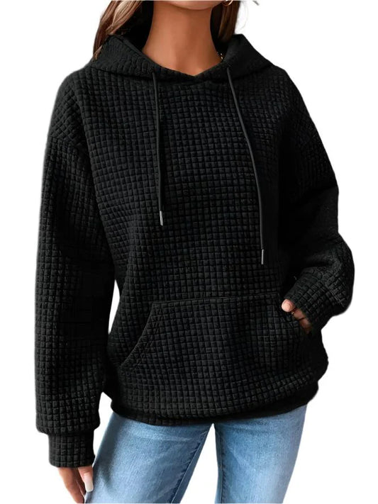 Women’s Cozy Waffle Knit Hoodie