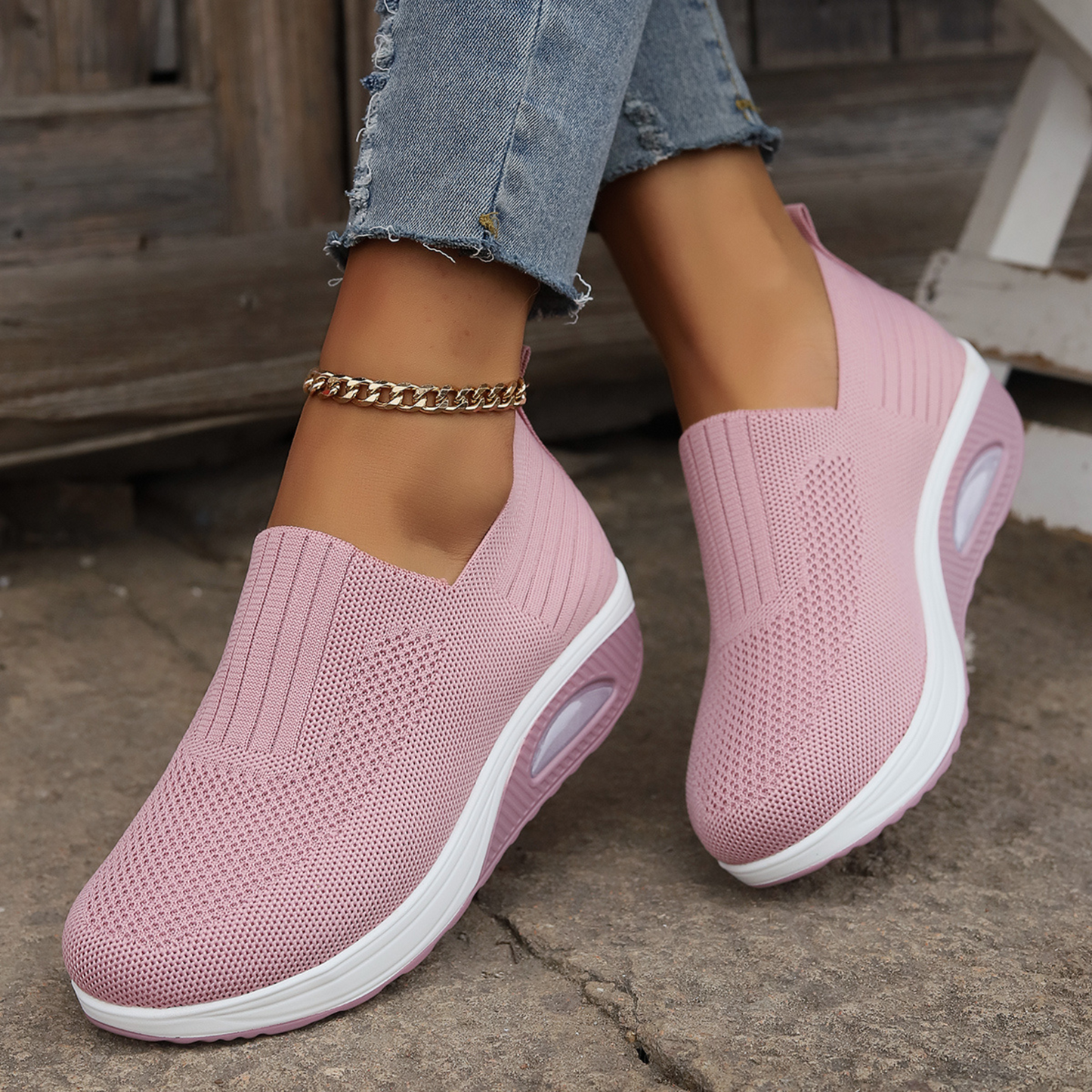 Bethany | Women's Slip-On Shoes Cushioned Sole Supportive Footbed Lightweight Comfort Casual Everyday Walking Versatile Soft Easy