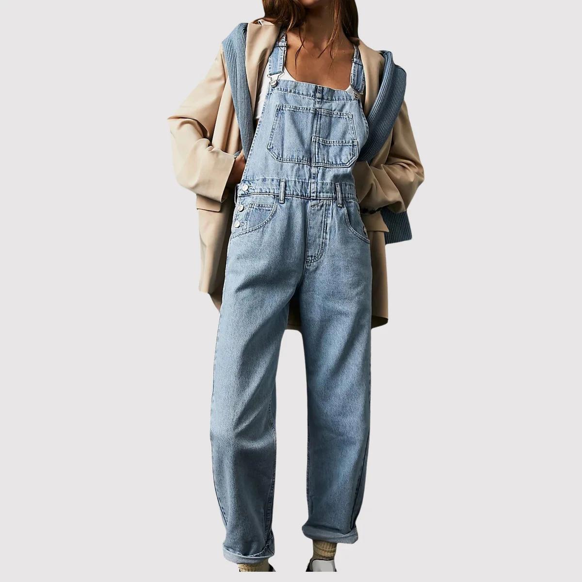 Women’s Denim Dungaree Jumpsuit