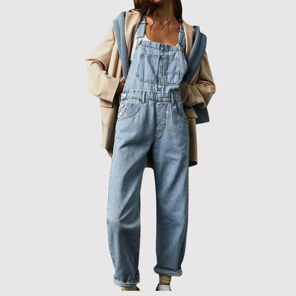 Women’s Denim Dungaree Jumpsuit