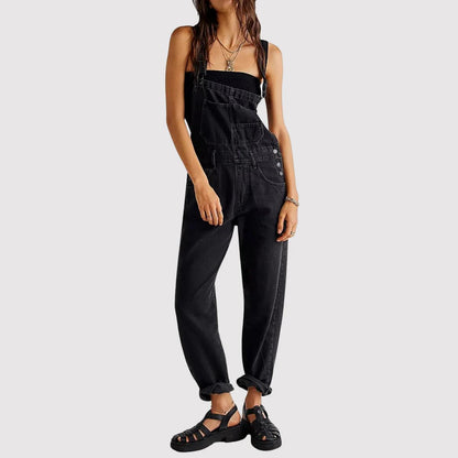 Women’s Denim Dungaree Jumpsuit
