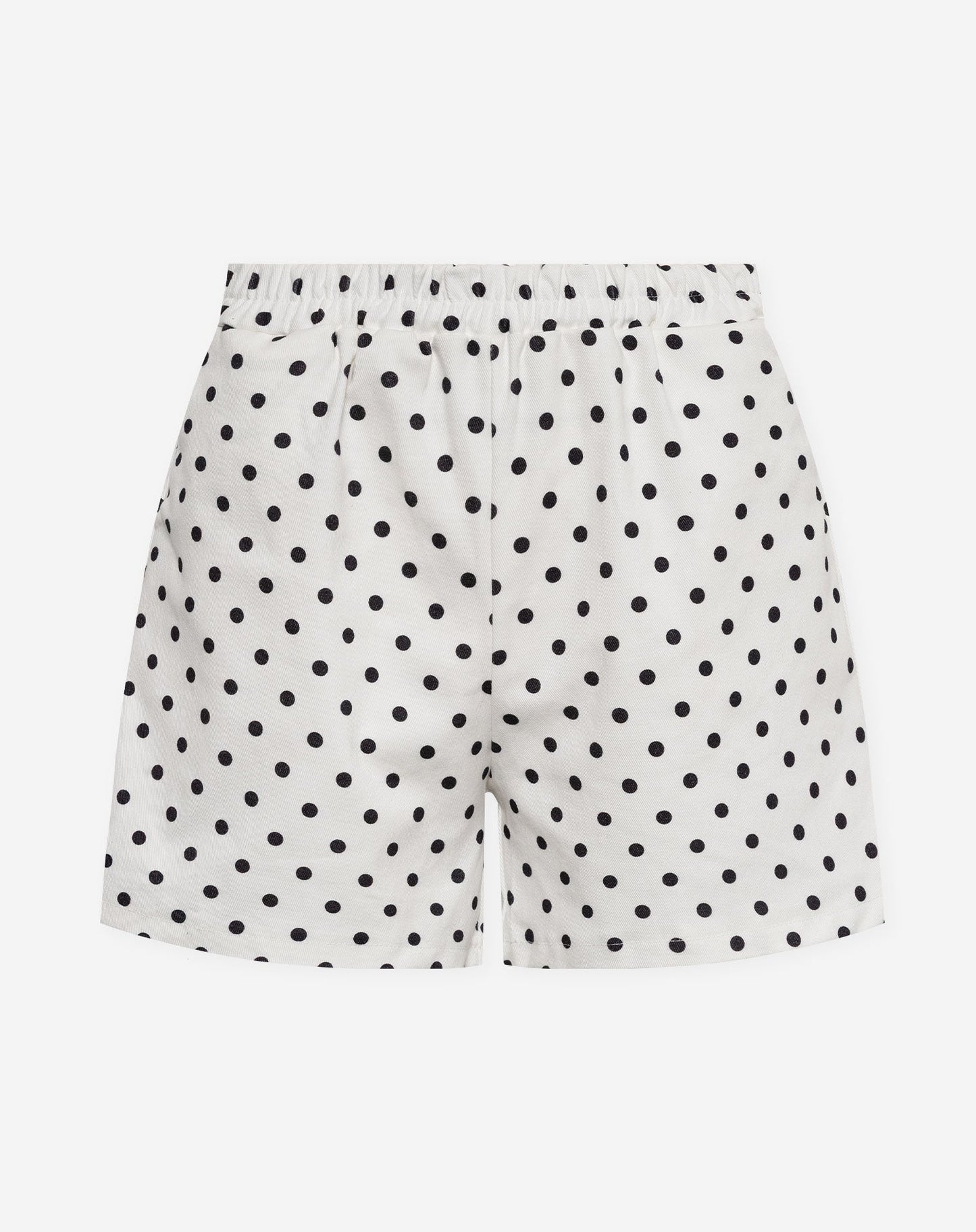 Women's Polka Dot Shorts White