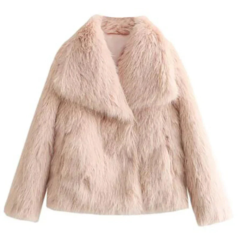 Women’s Faux Fur Cropped Jacket