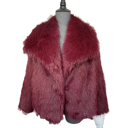 Women’s Faux Fur Cropped Jacket