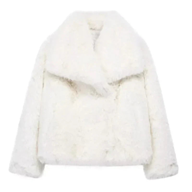 Women’s Faux Fur Cropped Jacket
