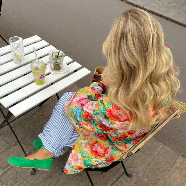 Women’s Floral Quilted Statement Jacket