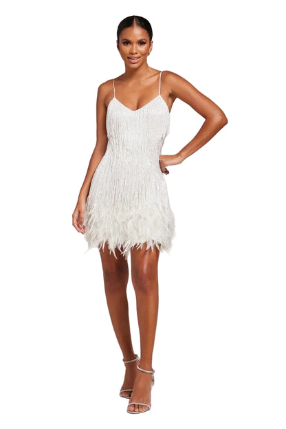 Women’s Fringe Sequin Mini Dress