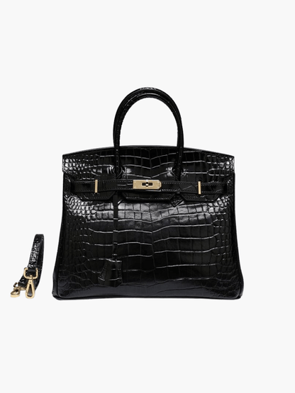Women's Large Genuine Leather Tote Handbag