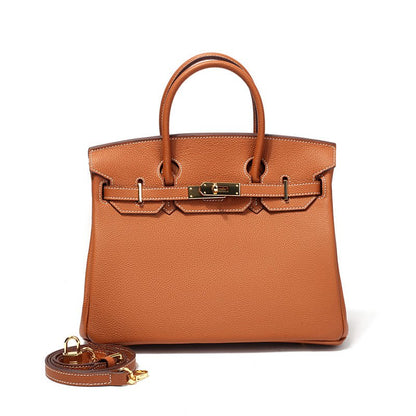 Women's Large Genuine Leather Tote Handbag