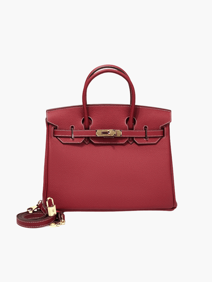 Women's Large Genuine Leather Tote Handbag