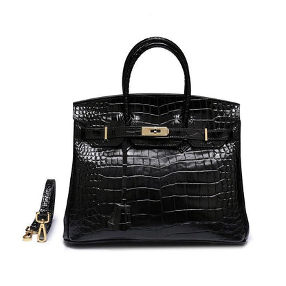 Women's Large Genuine Leather Tote Handbag