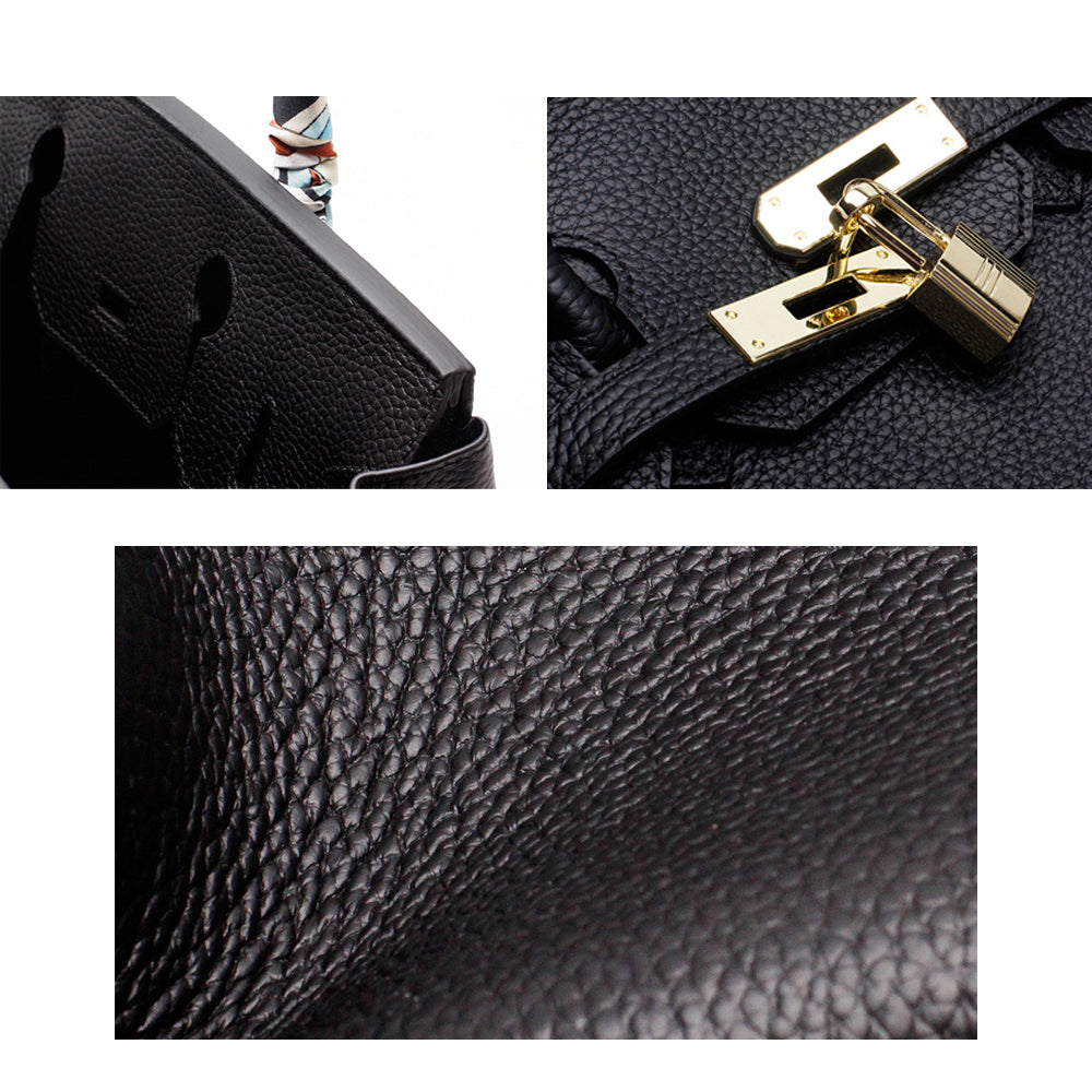 Women's Large Genuine Leather Tote Handbag