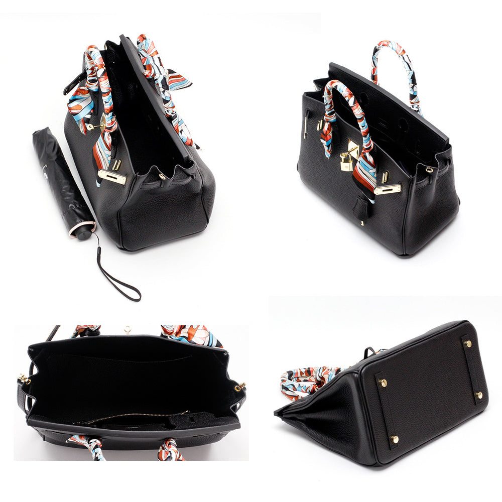 Women's Large Genuine Leather Tote Handbag