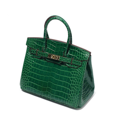 Women's Large Genuine Leather Tote Handbag