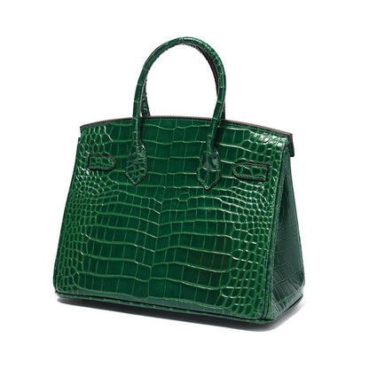 Women's Large Genuine Leather Tote Handbag