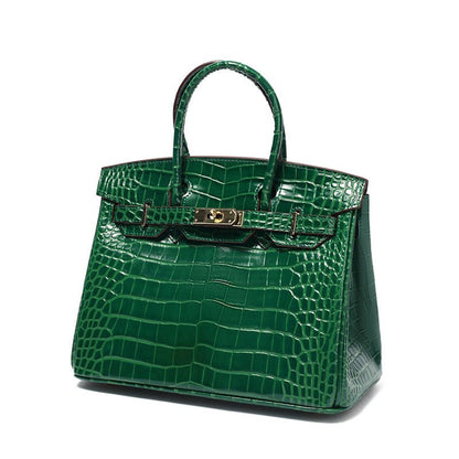 Women's Large Genuine Leather Tote Handbag