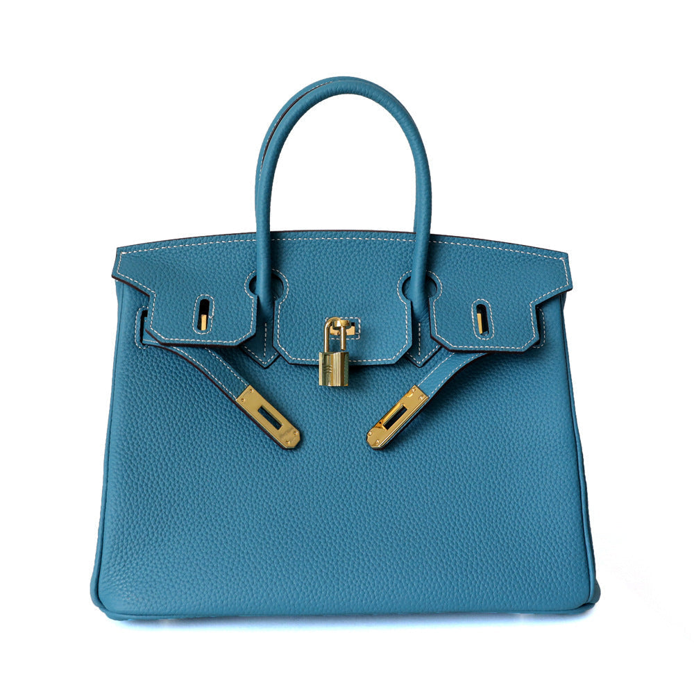 Women's Large Genuine Leather Tote Handbag
