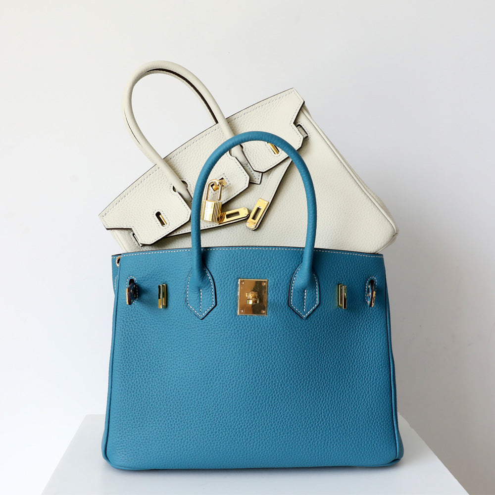 Women's Large Genuine Leather Tote Handbag