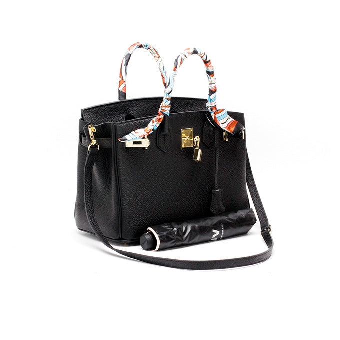 Women's Large Genuine Leather Tote Handbag