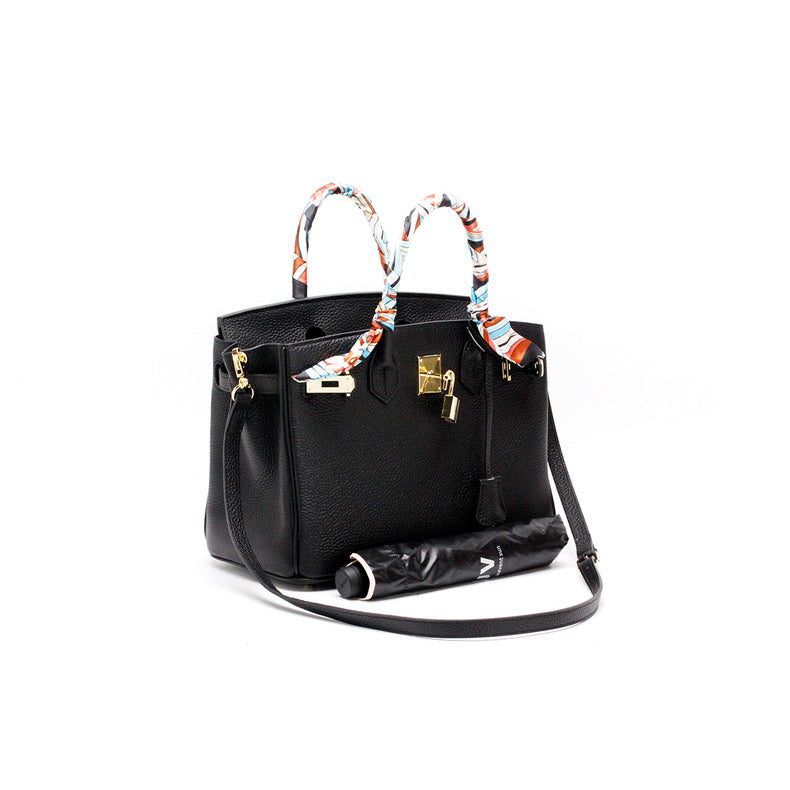 Women's Large Genuine Leather Tote Handbag