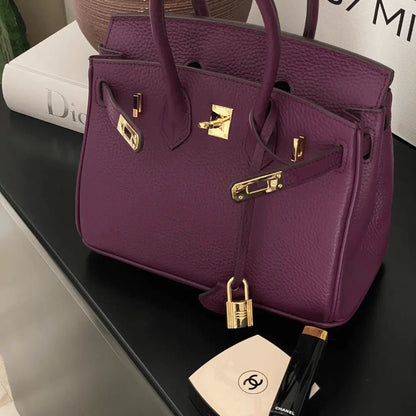 Women's Large Genuine Leather Tote Handbag