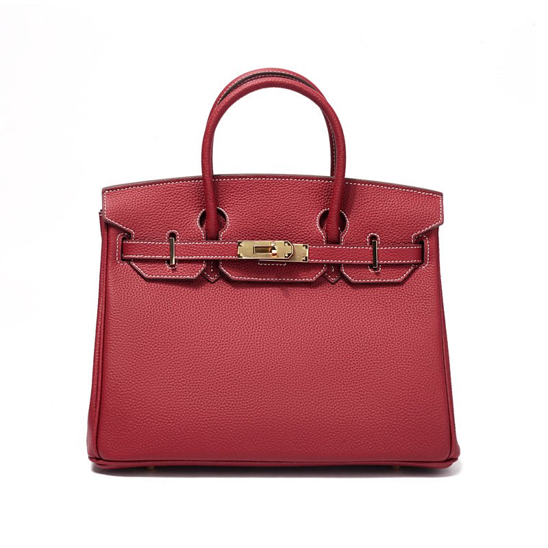Women's Large Genuine Leather Tote Handbag