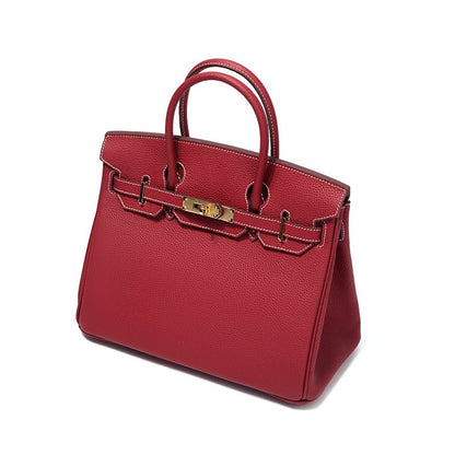 Women's Large Genuine Leather Tote Handbag