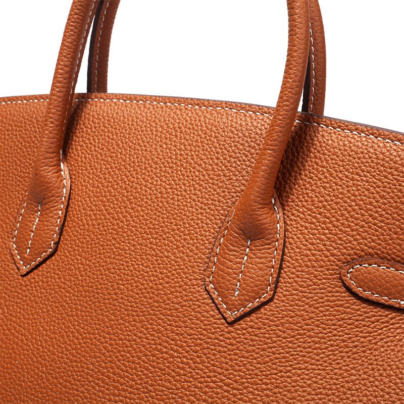 Women's Large Genuine Leather Tote Handbag