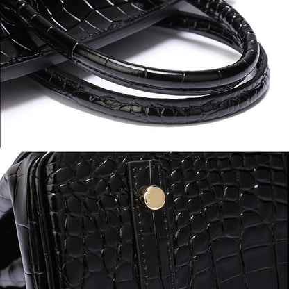 Women's Large Genuine Leather Tote Handbag