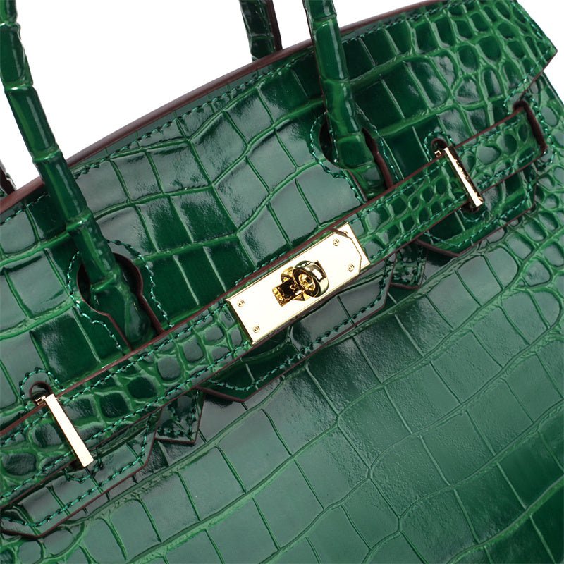 Women's Large Genuine Leather Tote Handbag