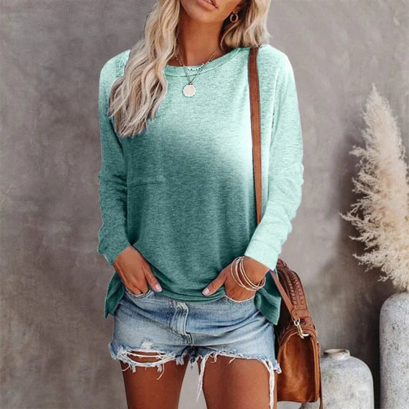Women’s Gradient Long Sleeve Casual Shirt