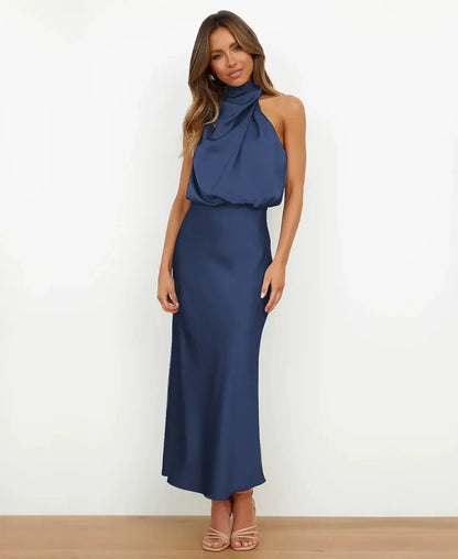 Women’s Halter Neck Midi Dress