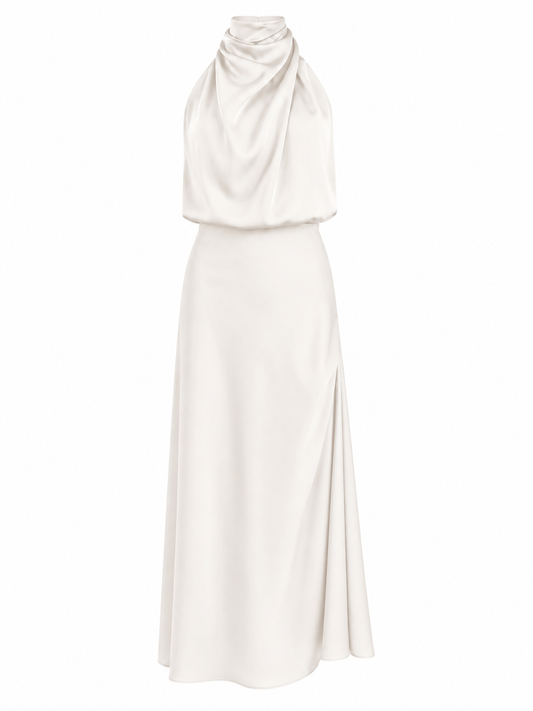 Women’s Halter Neck Midi Dress