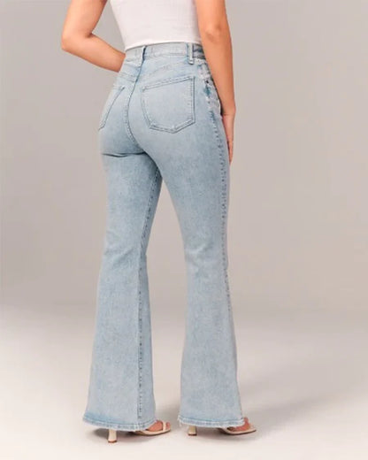 Women’s High-Waist Flared Denim Jeans