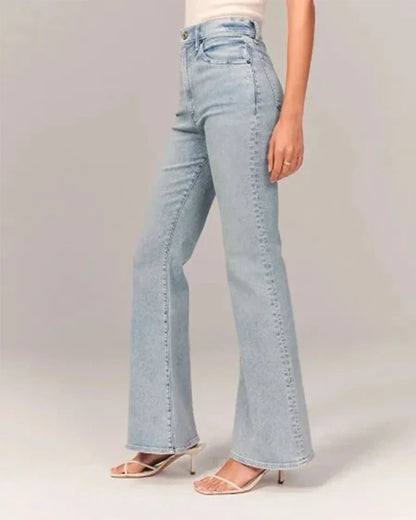 Women’s High-Waist Flared Denim Jeans