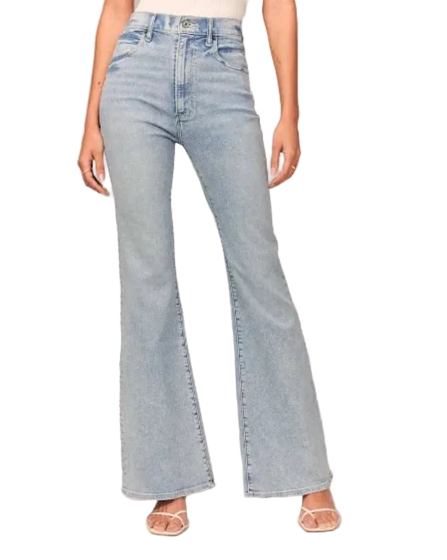 Women’s High-Waist Flared Denim Jeans