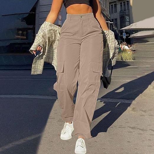 Women’s High-Waisted Cargo Pants