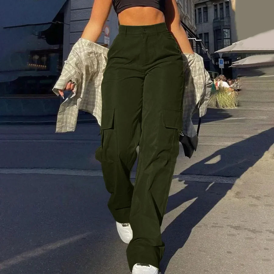 Women’s High-Waisted Cargo Pants