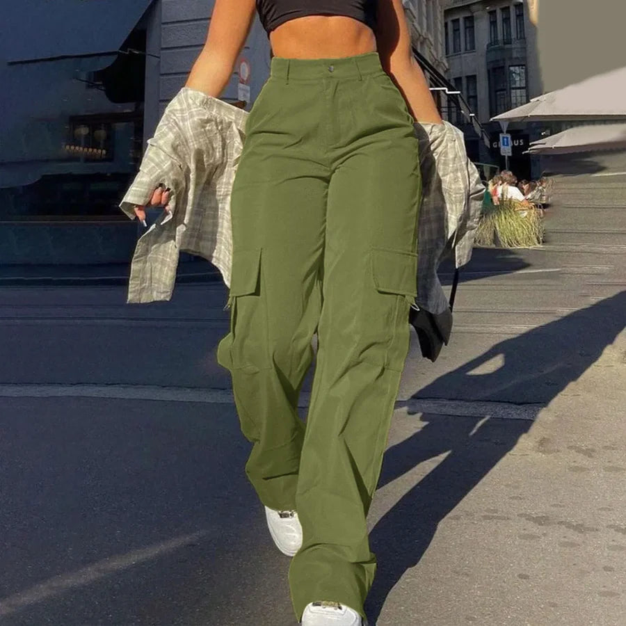 Women’s High-Waisted Cargo Pants