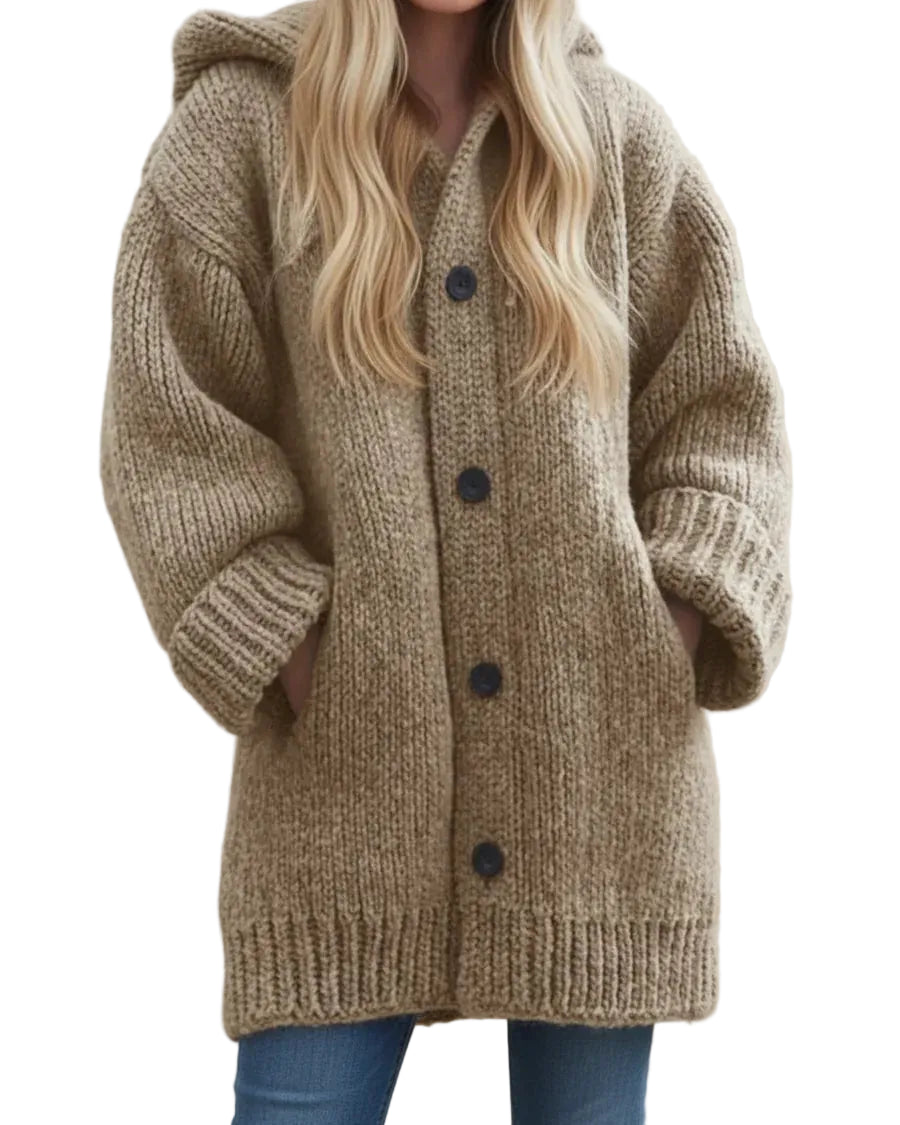 Women’s Hooded Knit Cardigan