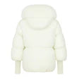 Women’s Hooded Puffer Jacket with Faux Fur Collar